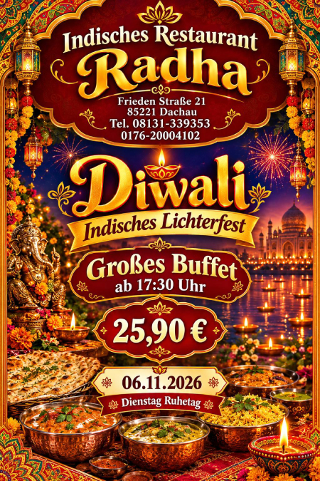 Restaurant Radha - Diwali